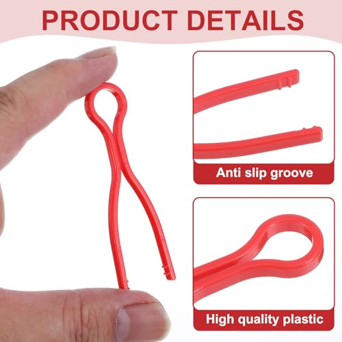 Image of 100 Pcs Bobbin Holder Clips for Bobbin Thread, Bobbins Thread Holder Sewing Supplies for Spools in Vibrant Colors, Bobbins Organizer for Seamstresses, Quilters and Craft Enthusiasts