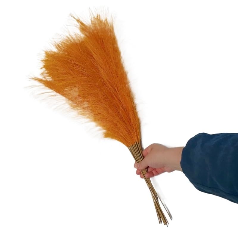Pampas Grass Large 55CM Fluffy Decoración Floral Artificial miniatura 1