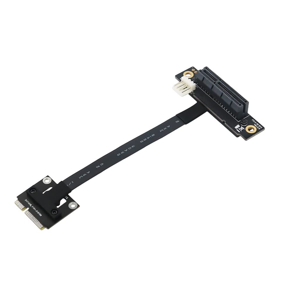 Amazon.in: Buy Mini PCIe to PCI-E 4X Adapter Cable 270 Degree (Mini ...