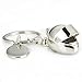 Mini Motorcycle Helmet Keychain Funny Key Ring Men's Gift Moto Accessories Collect (Helmet)