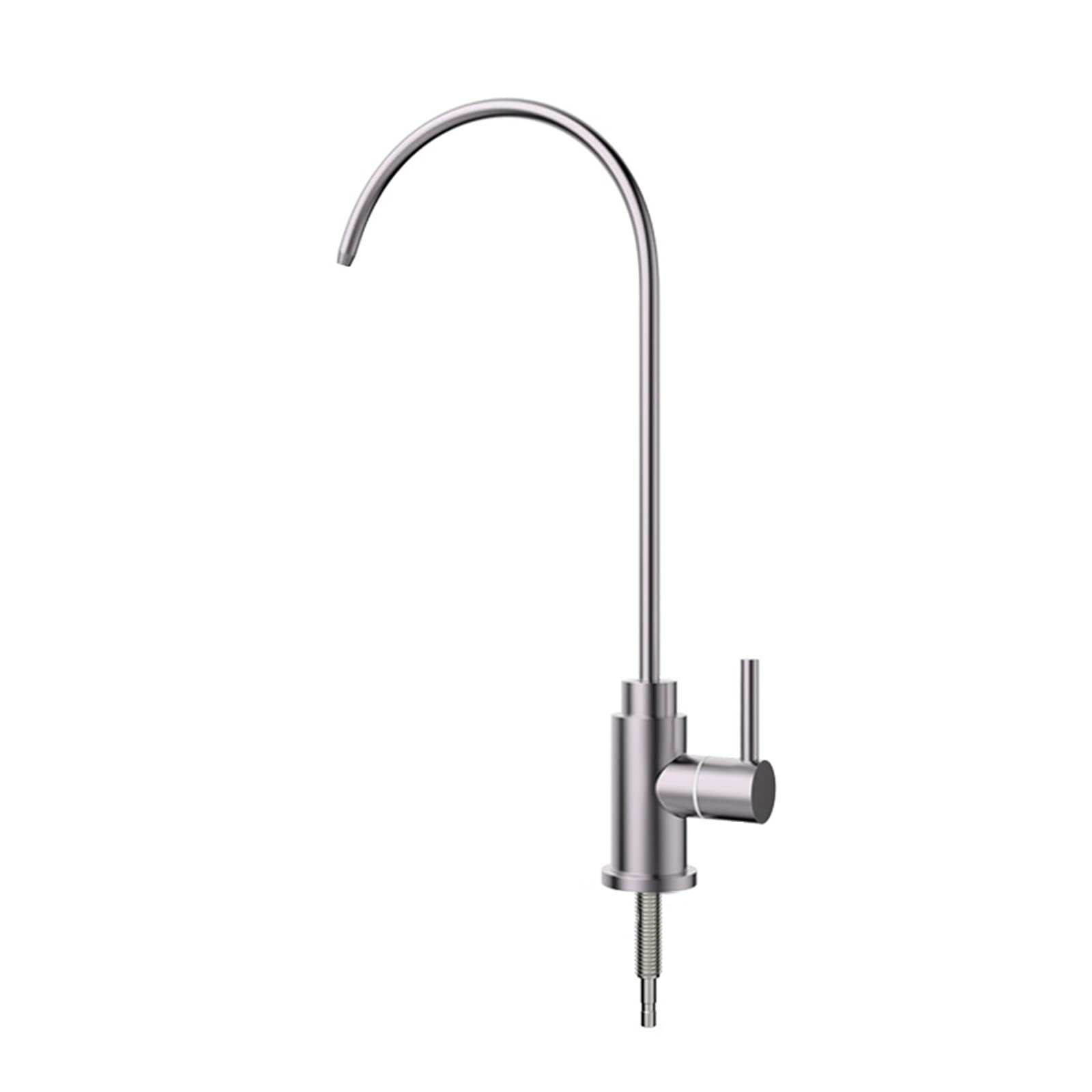 ZQFHSX Kitchen Faucets, Reverse Osmosis Faucet Single Cold Stainless Steel Water Filter for Sink,Grey A(Grey B)