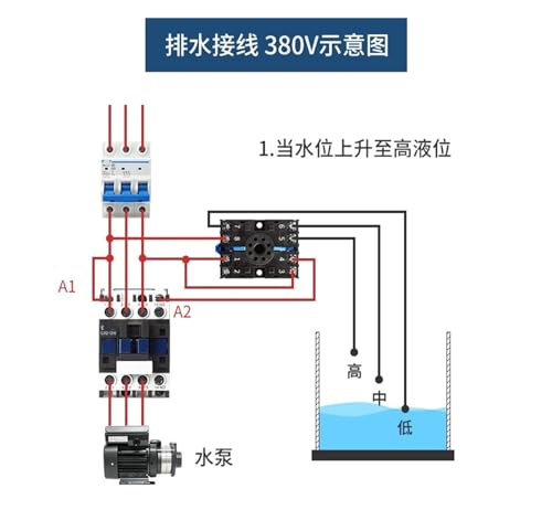 Controlador bomba agua JYB-714 B soluciona pozos vacíos 380V 6