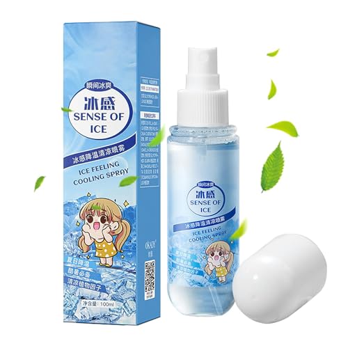 Spray Refrescante Instantáneo, Spray Refrescante Para Climas Cálidos, br-uma Re-frescante Con Aroma A Menta Calmante, Natural A Base De Plantas Para Aliviar Las Quemaduras Solares