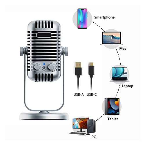 Microphone USB compatible Mac Android Xmic Z5 pour home-studio et streaming - 6