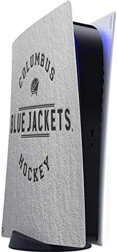 Skinit Decal Gaming Skin Compatible with PS5 Digital Edition Console - Officially Licensed NHL Columbus Blue Jackets Logo Design