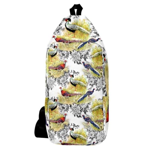 Sac à dos à bandoulière imprimé oiseau pour vos balades urbaines et randonnées
