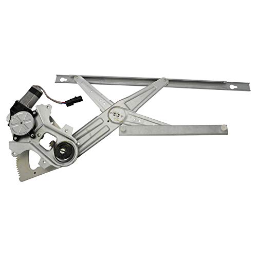 Image of TRQ Front Left Power Window Regulator & Motor Assembly Drivers Side Compatible with 2001-2006 Chrysler Sebring Dodge Stratus CH1350133