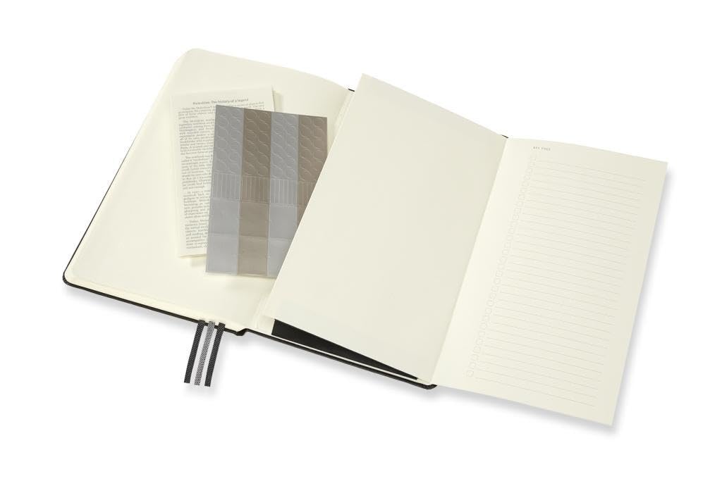 Moleskine Pro Project Planner, Agenda Professionale e Taccuino per Obiettivi, Agenda Produttività per Progetti e Project Management, Copertina Rigida, Formato Large 13 x 21 cm, Colore Nero, 288 Pagine