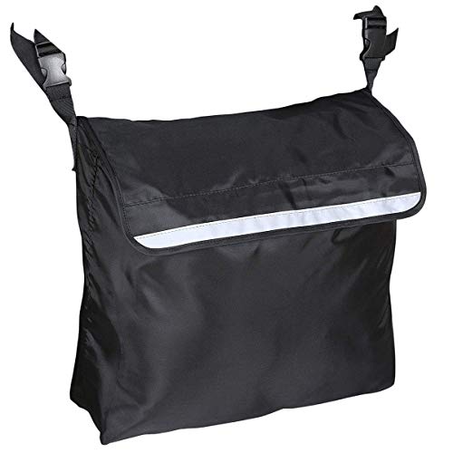 Anneome シー車椅子用防水吊り下げバッグ 大容量調節可能ストラップ付き 電動車椅子 電動スクーター対応 多用途収納ポーチ 高齢者向け便利バッグ