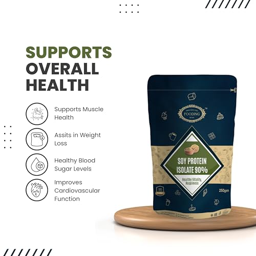 Image of Soy Protein Isolate 90% Powder - 1KG | Vegan, Plant-Based Protein | Non-GMO Formulation | Unflavored