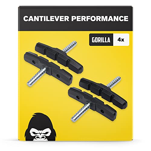 Cantilever Bremsbeläge 2 Paar 70mm Symmetrisch I Hohe Bremsleistung I Langlebig & Passgenau I Bremsschuhe Cantilever I Kompatibel zu Shimano M65 T3, M65T & M55/T