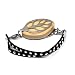 Faux Suede Stud Bracelet - Bellabeat Leaf