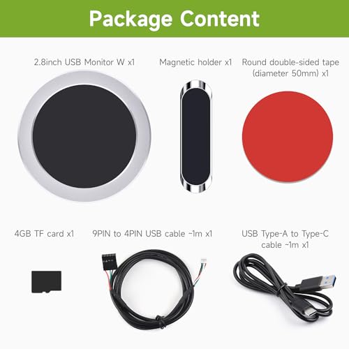 Image of waveshare 2.8inch Round LCD Display, CPU /GPU Cooler, Silver