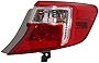 Garage-Pro Tail Light for Toyota Camry 2012-2014 RH Outer Assembly Red and Clear Lens