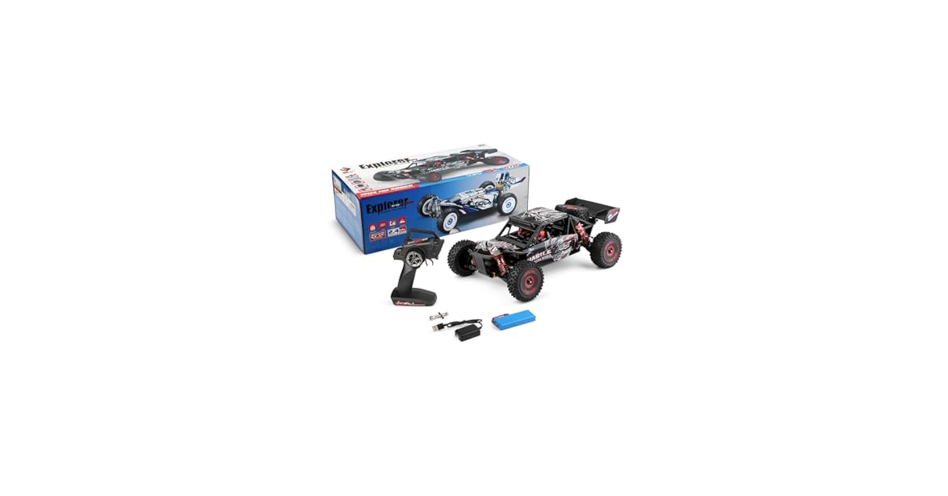 Amazon.com: WLtoys XK 124016 V2 1/12 4WD 75km/h High-Speed