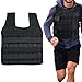 NASSMOSSE Weighted Vest for Men Women UP to 35KG Weighted Vest Breathable Weighted Shirt with 32 Weight Pocket Padded Strength Training Weight Vests, No Weights