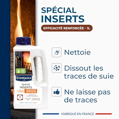STARWAX Nettoyant Express pour Poêle et Cheminée - Éfficace - Idéal pour les Amateurs de Chaleur - Nettoie les Inserts d
