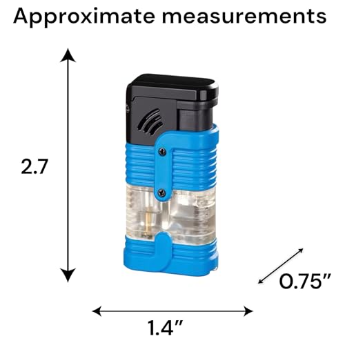 Encendedor de antorcha NIVEK 2 pack llama triple miniatura 4