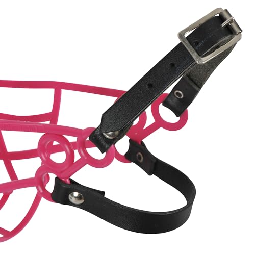 Don Pare 107 Windhund Rennmaulkorb in Pink Lurcher Sloughi Saluki Hunde mit Langen Schlanken Schnauzenformen