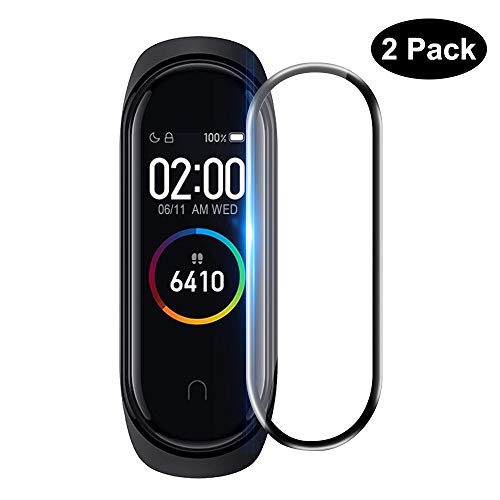 FANIER Protector de Pantalla Mi Band 4 Ultra Claro, Anti-rasguños Protector de Pantalla de película Suave TPU 3D?Cobertura Completa?para Xiaomi Mi Band 4
