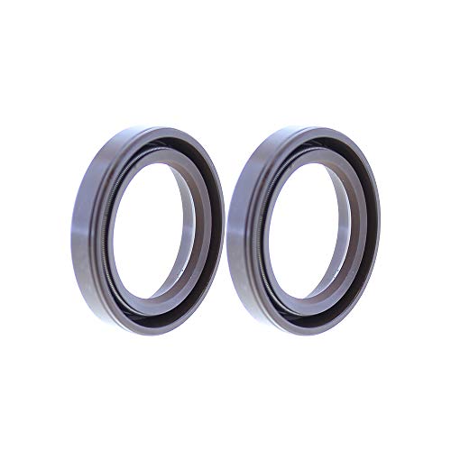 Rotary Shaft SC Oil Seal 22x32x7 FPM Single Lip with Garter Spring [Set of 2]