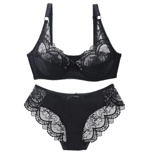 Meine Bestellungen Angebote Damen BH Set Damen Unterwäsche Set BH Und Slip Frauen Spitzen Push Up BH Set Große Größen Super Bequemer BH Dessous Set Reizwäsche Alle Angebote Meine Angebote