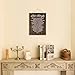 Inspirational Wood Art Signs, Lord's Prayer Wall Sign, Hanging Printed Wall Plaque Wood Signs, Home Decor, Our Father, who Art in Heaven, Hallowed be Thy Name, Christian Wall Decor 10 X 7.8 inch E