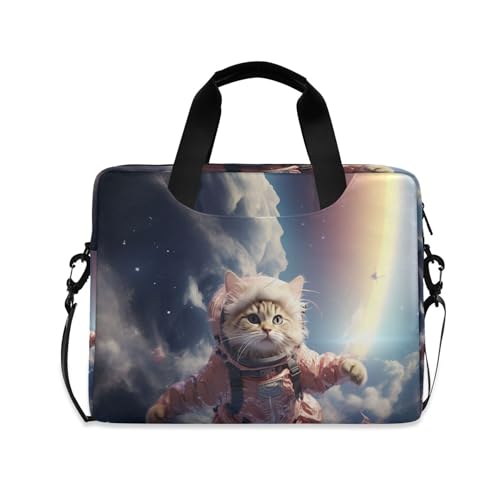 Maletín portátil con estampado divertido de astronauta para laptop 13-15.6" miniatura 1