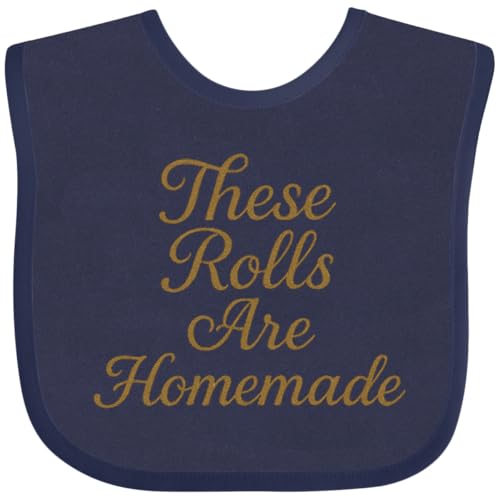 inktastic These Rolls Are Homemade Funny Quote Baby Bib