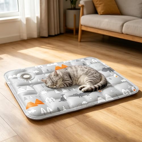 Tapis rafraîchissant animalier coussin de couchage confortable pour chiots
