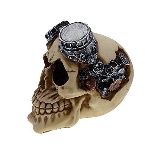 Creative Steampunk Resin Craft Skull Statue - Punk Skull Sculpture For Home Decoration #TOP7