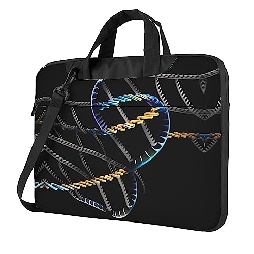 Sac pour ordinateur portable 15.6 pouces imperméable et chic avec motif libellule