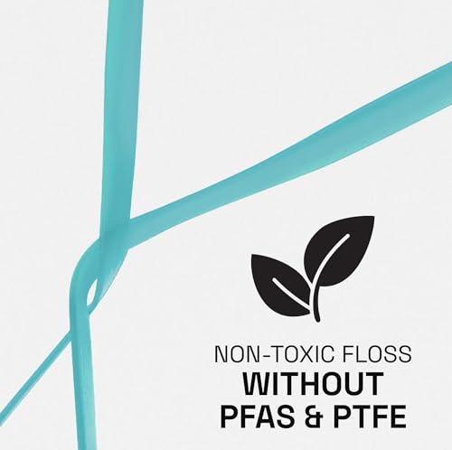 Listerine Cool Mint Zahnseide für einen sauberen, gesünderen Mund, Mundpflege, 50 m (6 Stück)