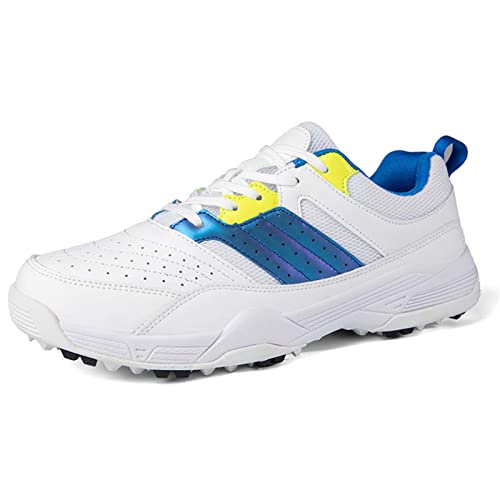 ONAIC Men's Golf Shoes Leather Waterproof Sneakers Breathable Anti-Skid Golf Trainers Wide Fitting Comfort Big Size