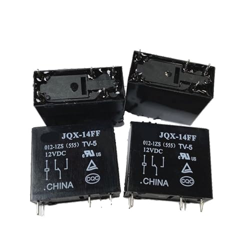 Relais JQX-14FF-012-1ZS 12V 10A composant 5PIN pour circuit imprimé