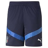 PUMA Homme Shorts Short d’entraînement de Foot Italie L Peacoat Ignite Blue