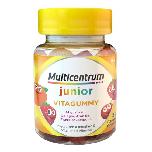 MULTICENTRUM Vitagummy Integratore Alimentare di Vitamine e Minerali Formulato per Bambini 3+, con...