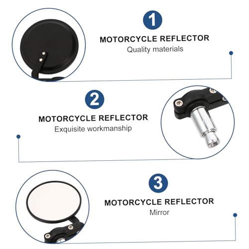 Espejos retrovisores para manillar de motocicleta que evitan vibraciones en carretera 3