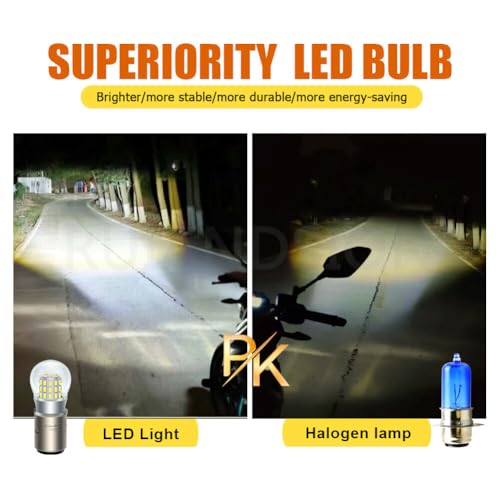 Ruiandsion BA20D LED Bulb 10-30V 1000Lm Luz Blanca miniatura 5