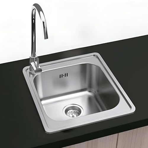 Tokio Fregadero Cuadrado 50x50 Acero Inoxidable AISI 304