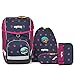 Produktbild Ergobag Cubo Schulranzen Set 5-teilig Schubi DuBär mit Wunschkletties für Mädchen (Flamingo)