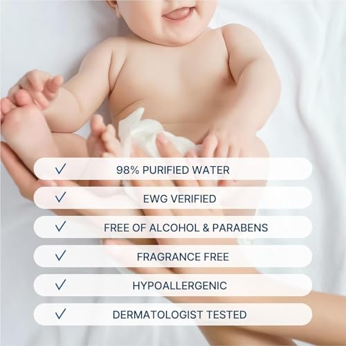 Image of BEBESUP- Korea's #1 Signature Eco Baby Wipes- 100% Plant-Based 99% Drinkable Water-Based Unscented Ultra-Thick Organic baby wipes Hypoallergenic for sensitive skin Flip-Top (1 Pack)