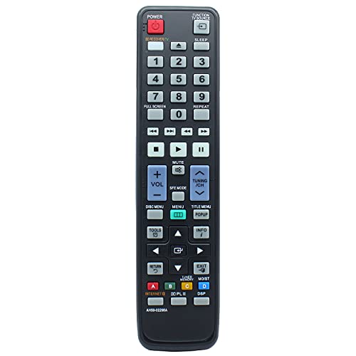 AH59-02298A Fernbedienung Ersatz für Samsung Home Theater System HT-C5500 HT-C5530W HT-C5550W HT-C5900 HT-C5950W HT-C6950W HT-C5500XSA HT-C5530WXSA HT-C5550WXSA