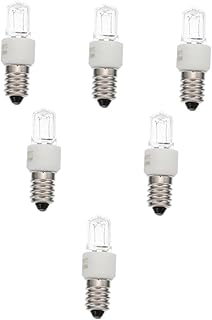 HOMSFOU 6 Pçs Lâmpada De Forno Aparelho Lâmpada Base E14 Lâmpada Parafuso E14 Lâmpada De Substituição Para Forno Lâmpada Para Forno E14 Lâmpada Batata Doce Fogão Microondas Vidro