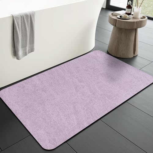 KAZOLEN rutschfeste Badematte Super Absorbierende Badezimmerteppich: dünn 40 x 60 cm Waschbar schnelltrocknende Badvorleger Duschvorleger… – Ansicht 1