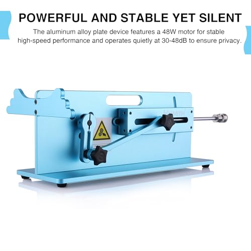 Image of Hismith Table Top - Premium Sex Machine with APP /Remote /Wire 3 in 1 Control, Love Machine with KlicLok System (Blue)
