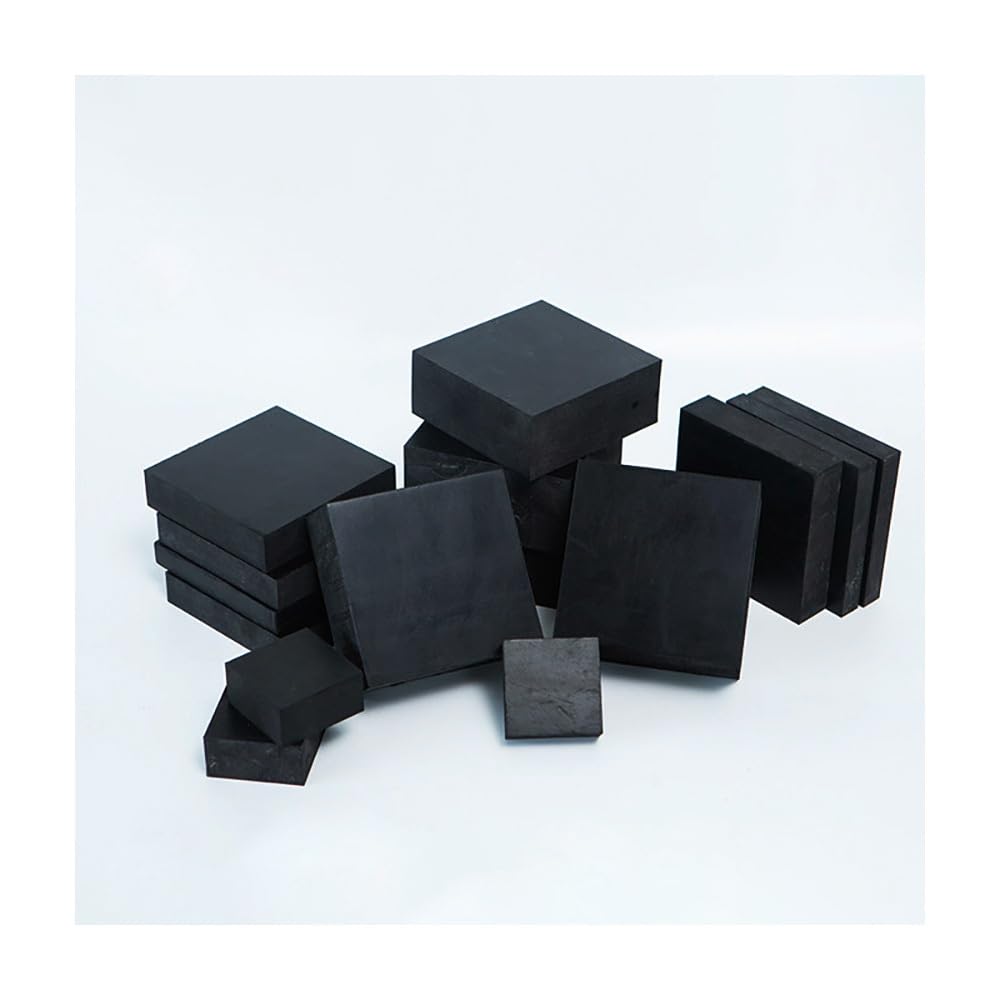 1/2 Stück Gummi-Dichtungsplatten, 100 X 100 Mm, Ölbeständig, Stoßdämpfend, Rutschfest, Isolierpolster For Maschinen, Automobil(100x100x60mm 1Pcs)