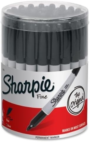Sanford Permanent Markers, Fine Point, 36/DS, blac (Sold by 1 pack of 36 items)