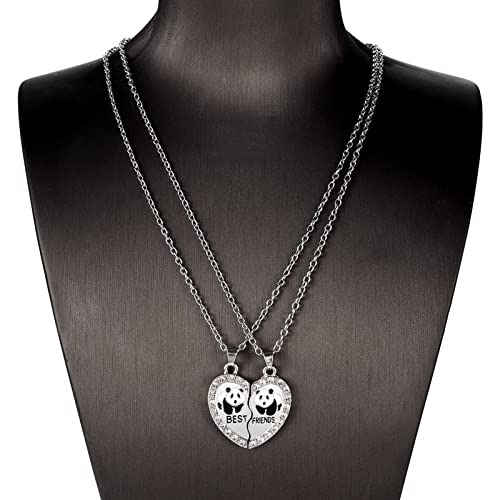 Housweety - 2 collane da donna con ciondolo a