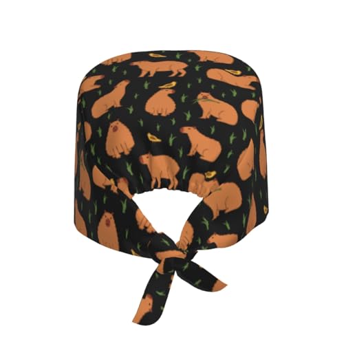 Image of Surgical Caps Men Women, Scrub Cap with Sweatband Adjustable